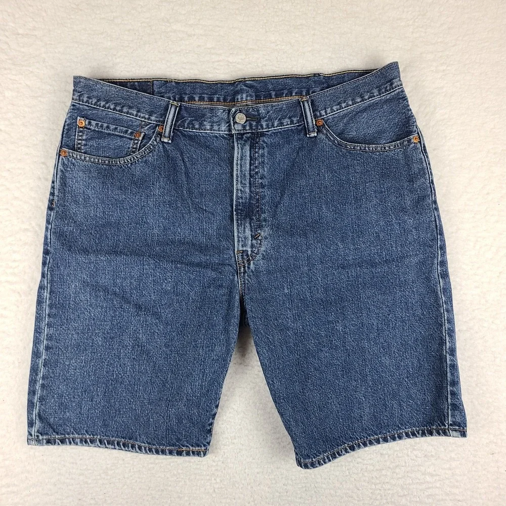 Levi's 505 Jean Shorts Mens 40‎ Blue 10